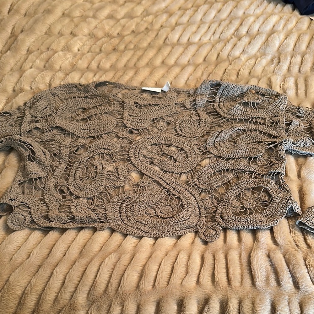 Crochet crop Lace Top